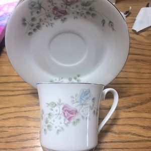Pair of Northridge Fine Porcelain Teacup & Saucer